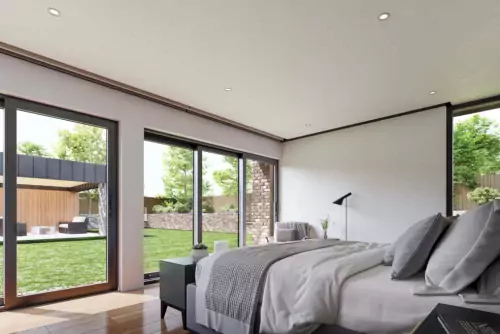 Sliding Door Slips Into Range
